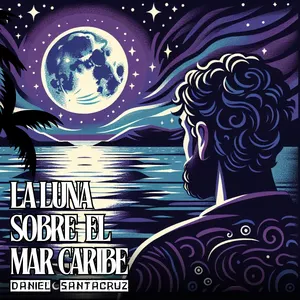 La luna sobre el mar Caribe